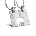 Échantillon gratuit pendentif coeur creux, bijoux pendentif amant, pour toujours amour pendentif design